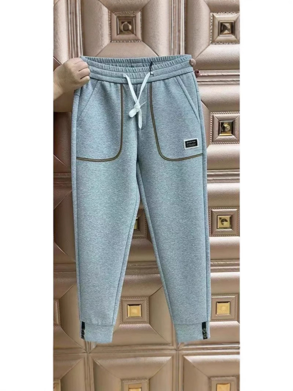 Muške jesenske casual hlače – slim-fit jogger s vezom, elastičan pojas, premium sportswear