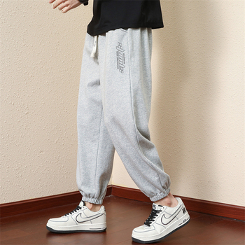 Muške cropped casual hlače, ravni kroj, lagane i prozračne, upijaju vlagu, bez glađenja, ljeto 2024