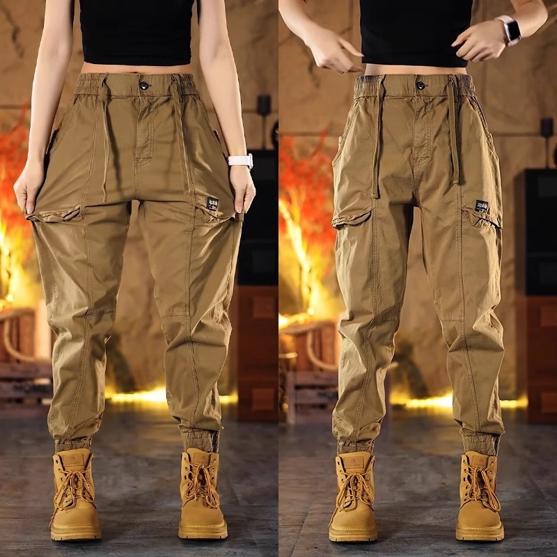 Muške američke retro cargo hlače, slobodan kroj, jogger stil, sportsko casual hlače, haremski stil, duge hlače, proljeće-ljeto 2025