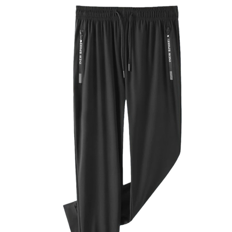 Muške ljetne hlače od Ice Silk, lagane, brzo se suše, ravni kroj, široke nogavice, casual.