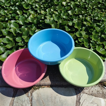 60 cm kućni plastični posuda za pranje rublja, ojačana i duboka, s dvostrukim ručkama, mogućnost otiska logotipa, ekstra velika posuda