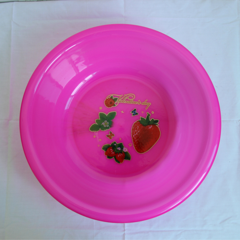 Plastična zdjela za pranje lica, 37 × 11,5 cm, otporna na padove, debeli zidovi, za studente i pranje rublja