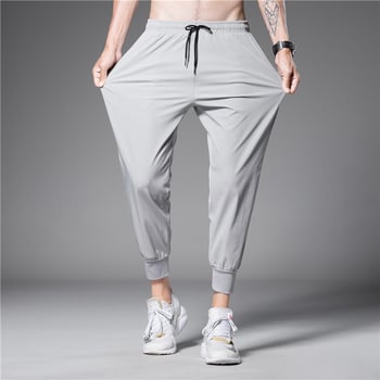 Muške ljetne hlače od ice silk, casual sportske, prozračne