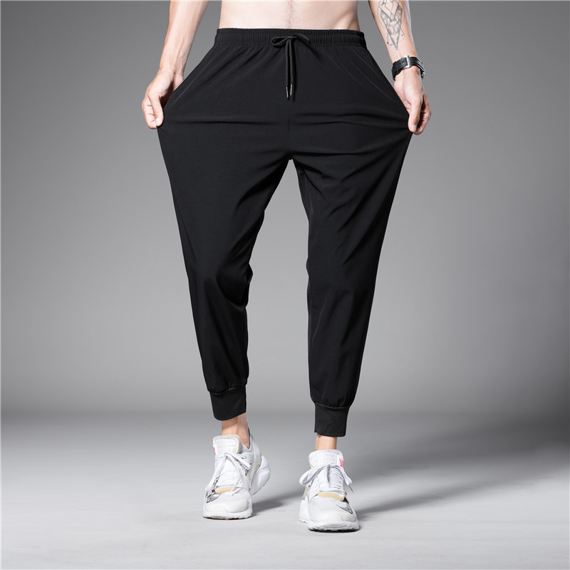 Muške ljetne hlače od ice silk, casual sportske, prozračne