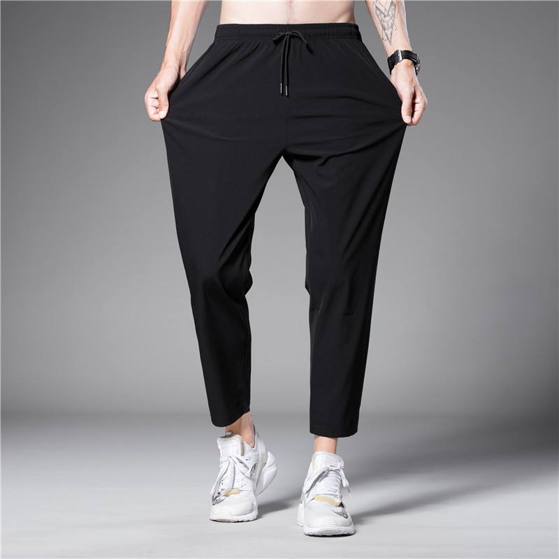 Muške ljetne hlače od ice silk, casual sportske, prozračne