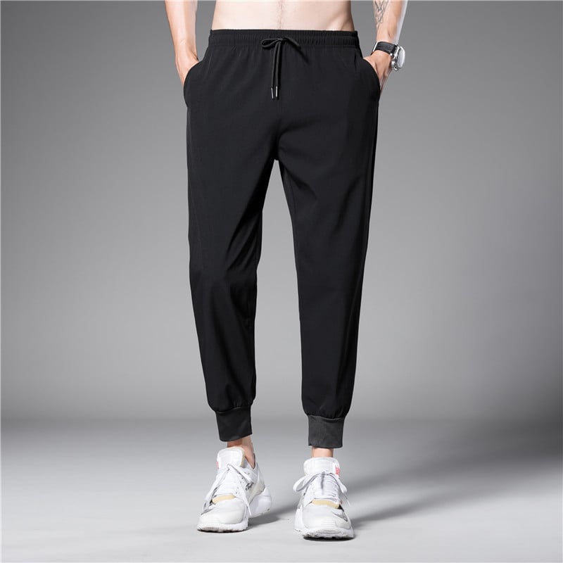 Muške ljetne hlače od ice silk, casual sportske, prozračne
