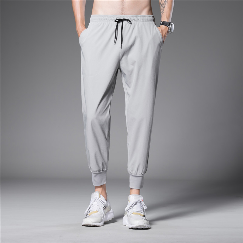 Muške ljetne hlače od ice silk, casual sportske, prozračne