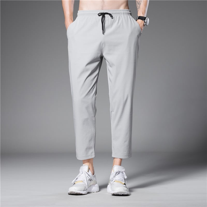 Muške ljetne hlače od ice silk, casual sportske, prozračne