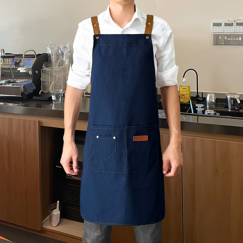 Vodootporna i otporna na masnoću pregača bez rukava za kuhinju, catering i kućno pečenje, univerzalna veličina