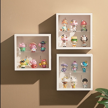Zidni stalak za pohranu i izlaganje blind box kutija, prozirna kutija za figurice