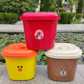 Kockasti plastični spremnik za skladištenje riže s poklopcem, otporan na vlagu i insekata, 9–10 L