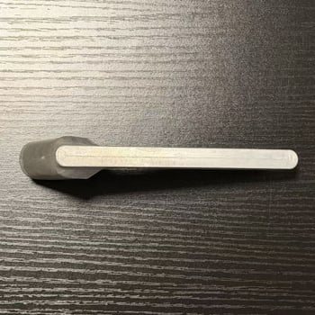 ZS-053A Aluminijska kvaka za vrata, univerzalna za protivkrađne bravu, moderan minimalistički dizajn s trakastim profilom