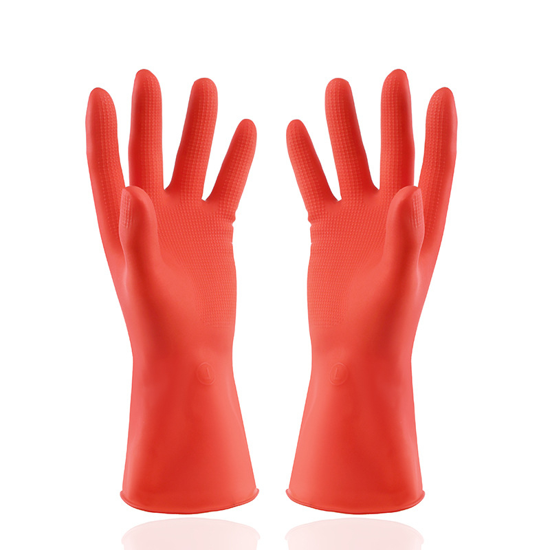 Oxford latex rukavice za pranje posuđa – s telećom tetivom, izdržljive, otporne na kiseline i lužine, vodonepropusne, kućanstvo, duljina 32 cm