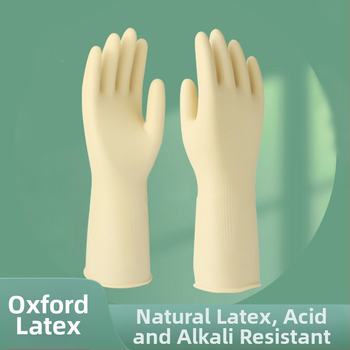 Oxford latex rukavice za pranje suđa, izdržljive, otporne na kiseline i lužine, vodootporne, kućanski poslovi