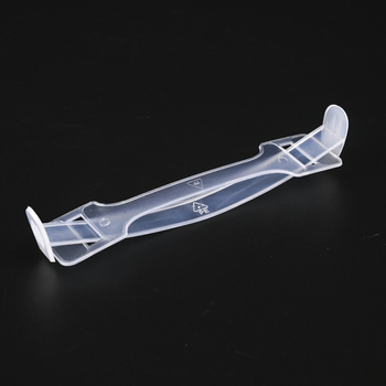 Mâner din plastic transparent pentru cutii din carton