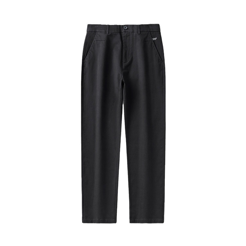 Visokokvalitetne muške hlače od kombed pamuka, ravni kroj, jesenski stretch, jednostavna njega, premium casual hlače
