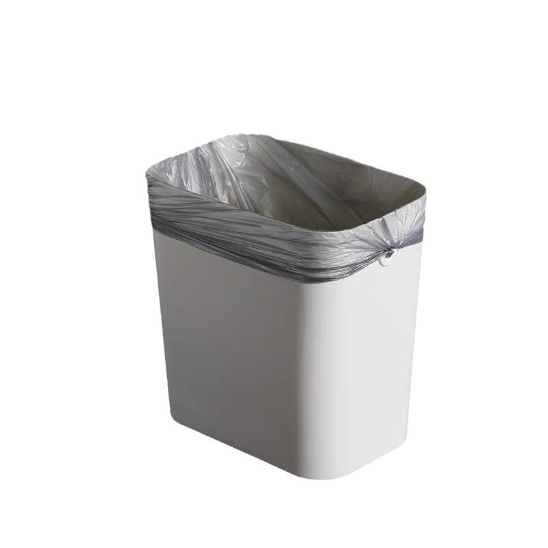 Kantica za otpad bez poklopca, uskog francuskog stila, kvadratnog oblika, 6 l, plastična, za dnevnu sobu, kuhinju, spavaću sobu i kupaonu