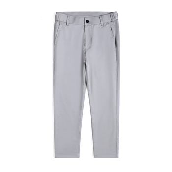 Férfi cropped nadrág, tavasz–nyár 2026, egyenes szabás, slim fazon, prémium drapéria, koreai stílusú casual