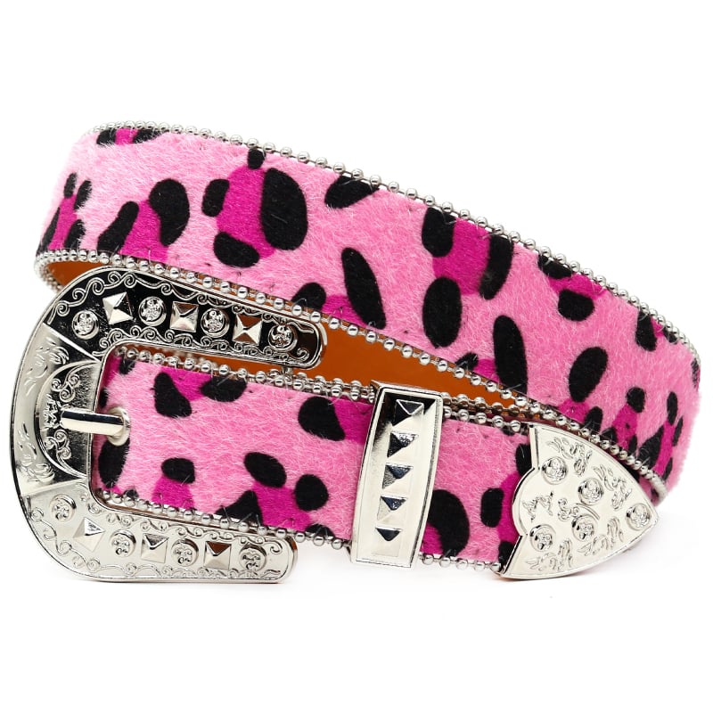 Leopard mintás női öv, dekoratív csattal, PU bőr, elegáns és sokoldalú deréköv