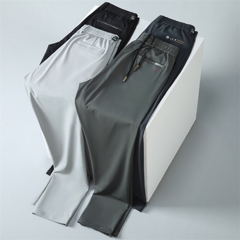 Premium muške ljetne casual hlače – tanke, elastične, otporne na nabor, prozračne, ravni kroj, slim fit, poslovno-opušten stil
