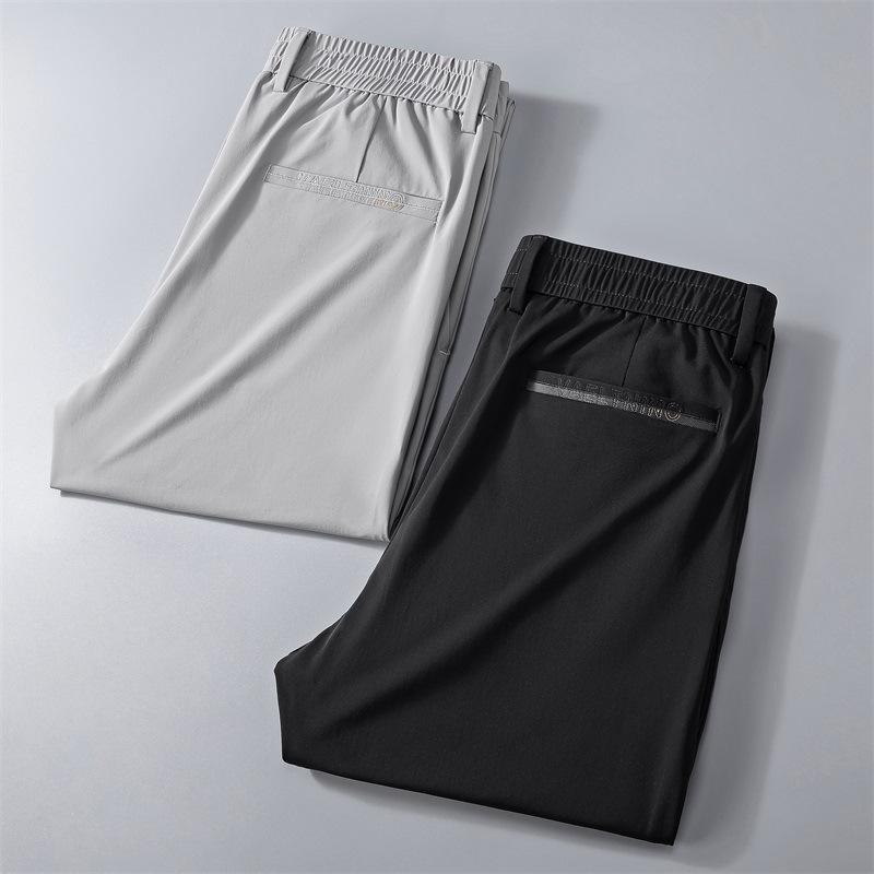 Premium muške ljetne casual hlače – tanke, elastične, otporne na nabor, prozračne, ravni kroj, slim fit, poslovno-opušten stil