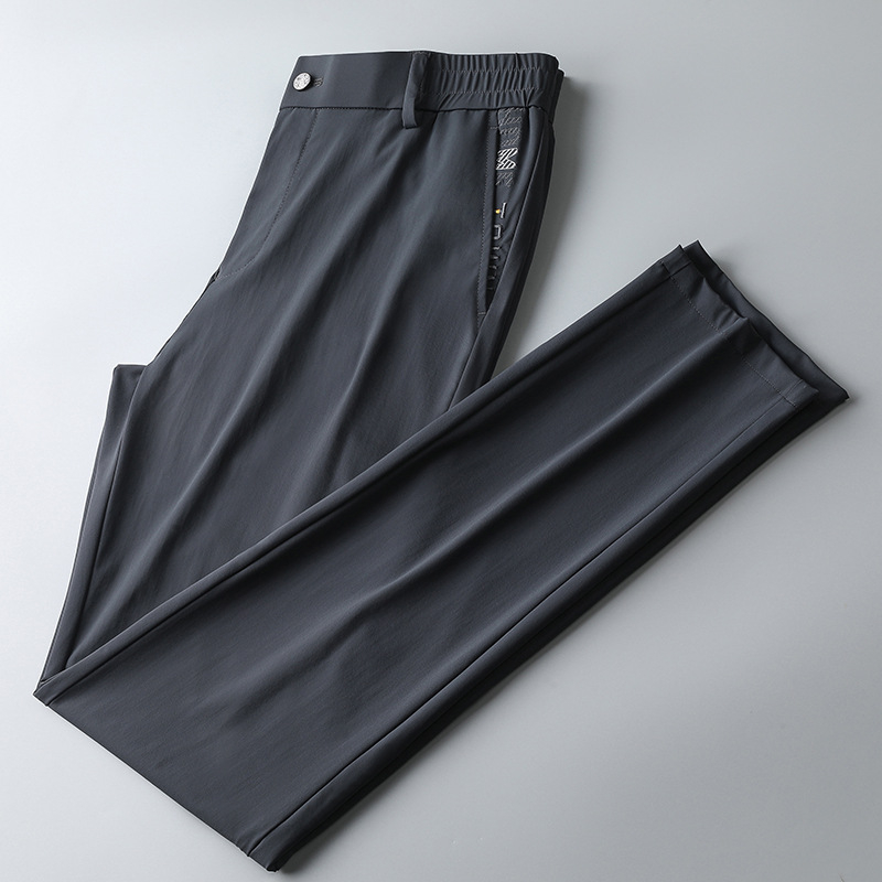 Premium muške ljetne casual hlače – tanke, elastične, otporne na nabor, prozračne, ravni kroj, slim fit, poslovno-opušten stil