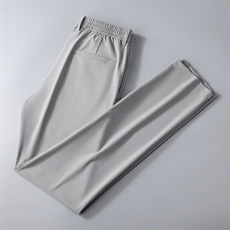 Premium muške ljetne casual hlače – tanke, elastične, otporne na nabor, prozračne, ravni kroj, slim fit, poslovno-opušten stil