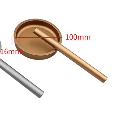 Okrugla ugrađena ručka za garderobu, minimalistički nordijski stil, skrivena ručica za vrata ormara, od aluminijskog legura