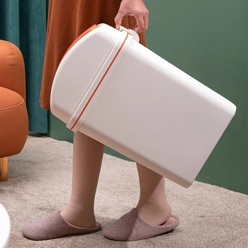 Kanta za otpad s ljulja poklopcem, 12 L, za kupaonicu, WC, kuhinju i dnevni boravak, 2024. model, namijenjena internatima