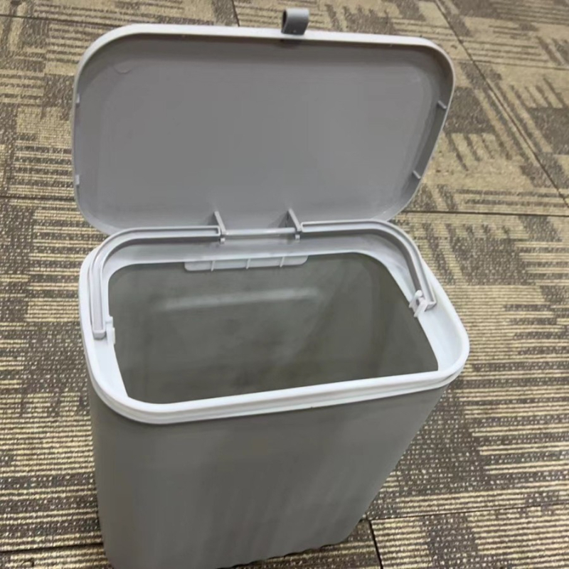 9 L plastični koš za otpad s poklopcem, zidni, za kućnu upotrebu