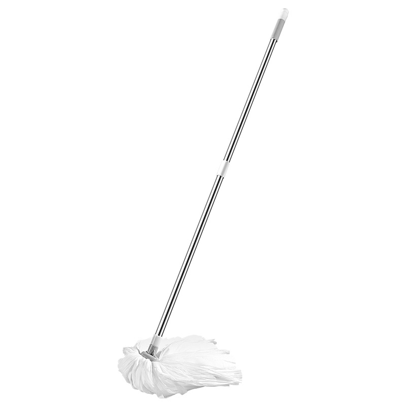 Zamjenska glava mop-a od netkanog materijala za suho i mokro čišćenje, upijajuća, kompatibilna s 125 cm teleskopskom ručkom.