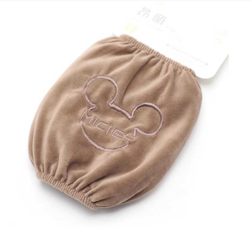 Unisex kratke plišane rukavke s izvezenim Mickey Mouse uzorkom, za jesen-zimu