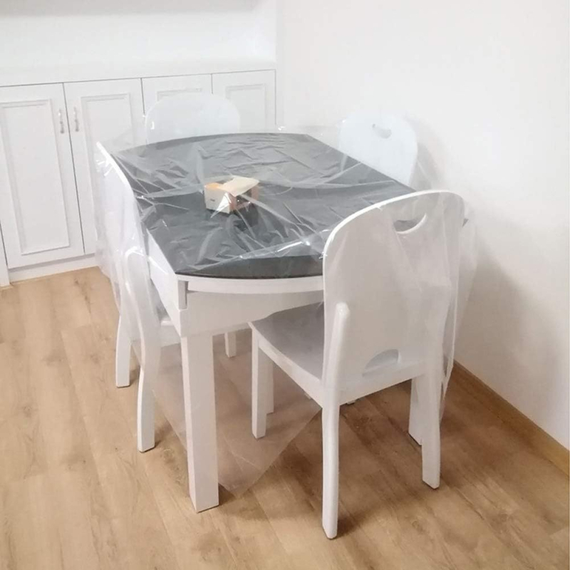 Pokrov za kauč protiv prašine, potpuno prekrivanje, plastična folija za zaštitu namještaja, debela folija, otporna na ogrebotine mačaka