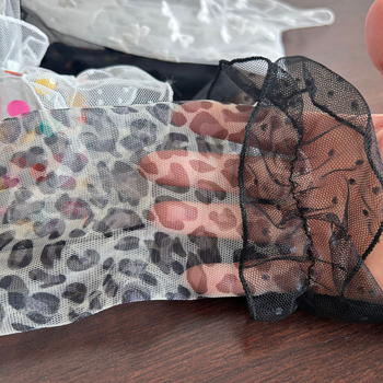 Ljetne rukave s točkicama Lolita mrežastog materijala, zaštita od sunca, mekane i lagane, plisirane od tila, prozračne za žene