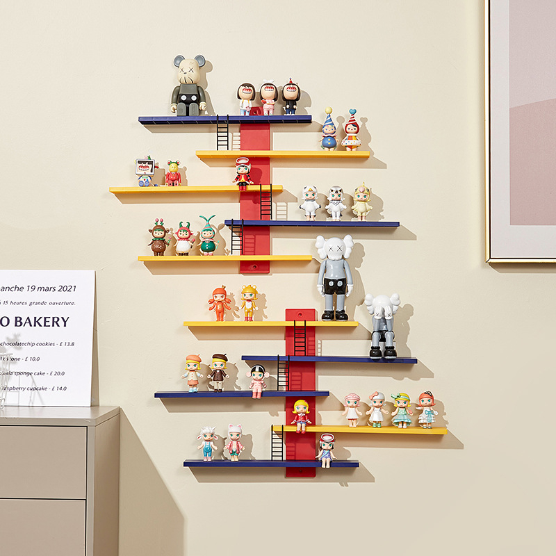 Bubble Mart stalak za skladištenje i izlaganje Blind Boxa, zidni, proziran okvir za fotografije, prašinu otporna izložbena kutija za figurice