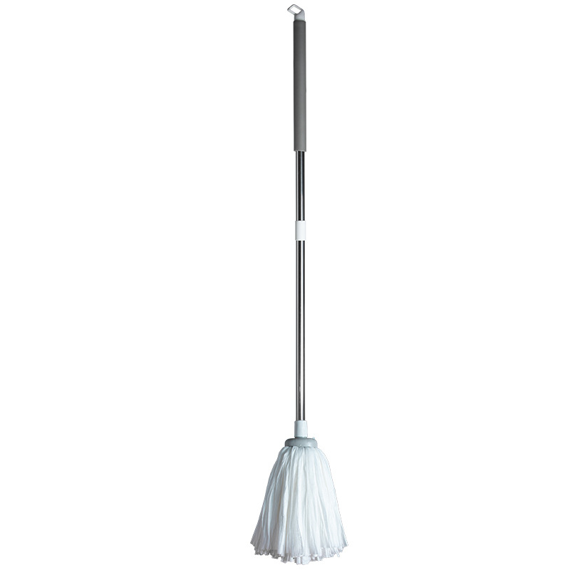 Kućni podni mop s mikrovlaknama, netkani materijal, pamuk vlakno i nehrđajuća čelična šipka, okretni mop