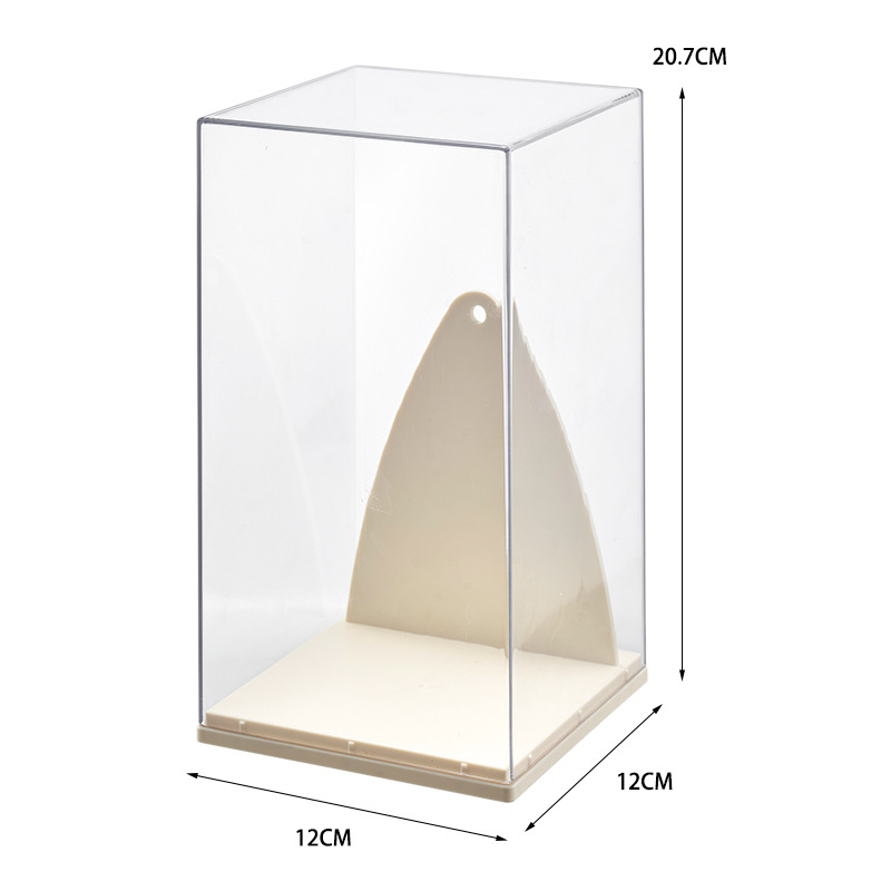 Labubu prozirna kutija za izlaganje, složiva, za skladištenje Blind Box Bubble Mart