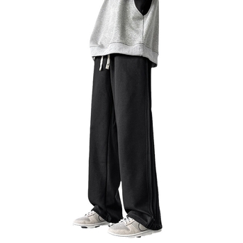 Muške oversized hlače za jesen-zimu, debele, u američkom retro sportskom stilu, opuštene, širokih nogavica