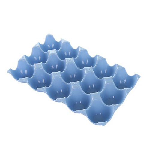 Plastični pladanj za 15 jaja, s 15 pretinaca, mogućnost slaganja, otporan na udarce, za spremanje u hladnjaku, bez poklopca