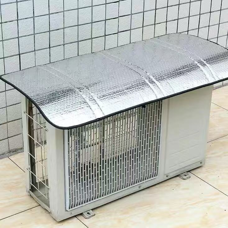 Zaštitni pokrov za vanjsku jedinicu klimatizacije, snažni magneti, bez ugradnje, aluminijska folija za zaštitu od sunca, toplinska izolacija, vodootporno, zaštita od kapljica i prašine, 1–10 HP