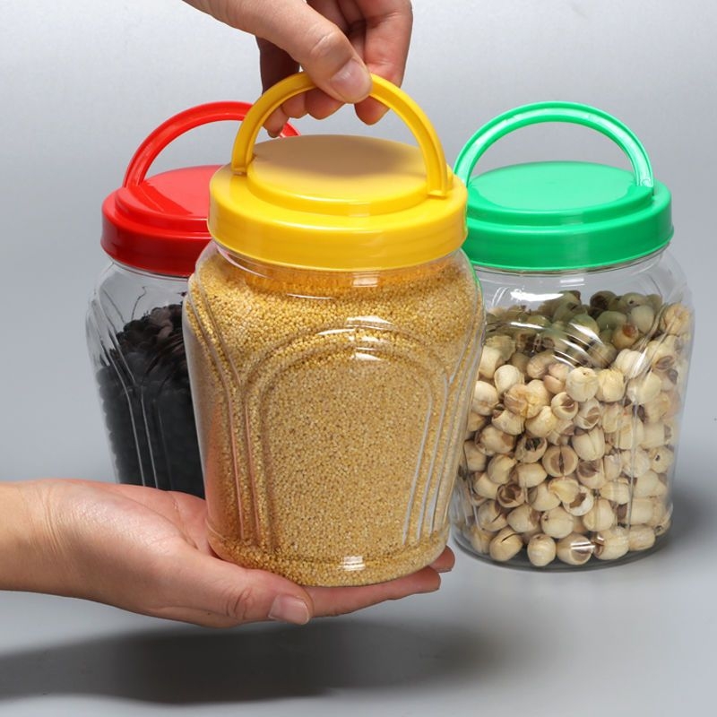 Prozirna PET plastična boca za med, mali spremnik za skladištenje