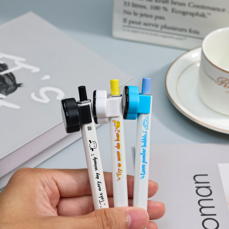 Poklopac za olovku s vremenom u obliku četverolisne djeteline, tih elektronički prikaz vremena i datuma, za nastavu