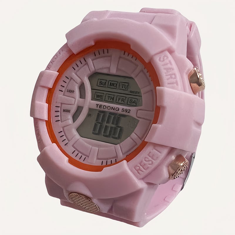 Digitalni sat s jednorogom za učenike, unisex, sportski stil, kronograf, alarm