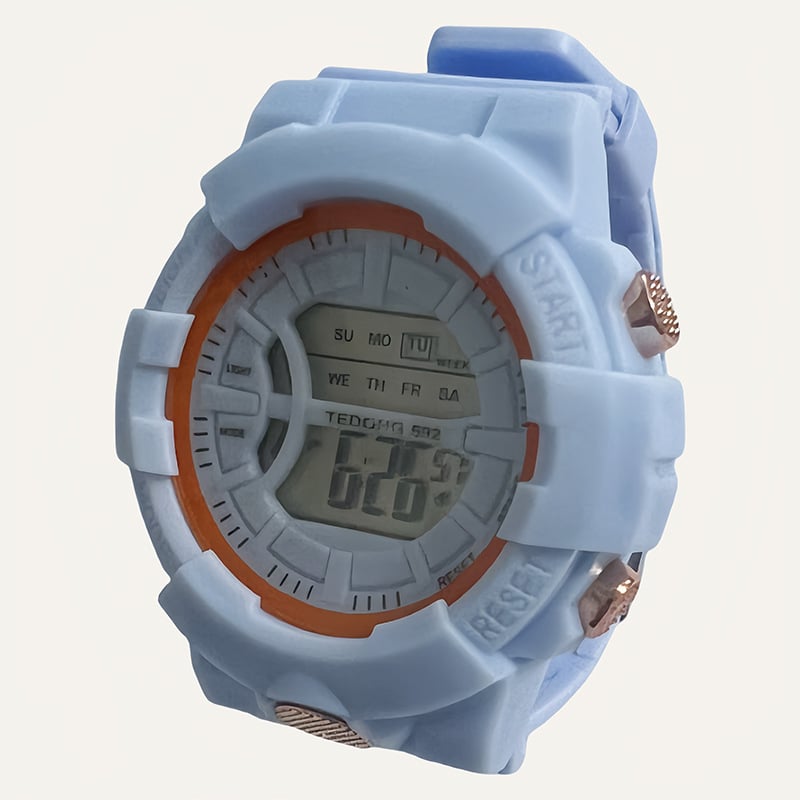 Digitalni sat s jednorogom za učenike, unisex, sportski stil, kronograf, alarm