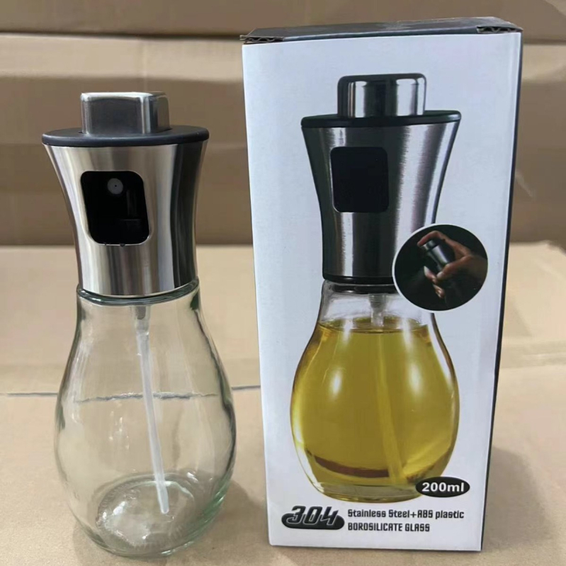 200 ml nehrđajući čelik sprej za ulje za fritezu na zrak, s prilagodljivim protokom ulja