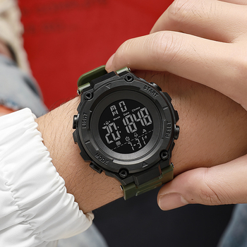 2024 novi elektronički sat za učenike srednje škole, unisex, sportski stil, noćno svjetlo, alarm i tajmer