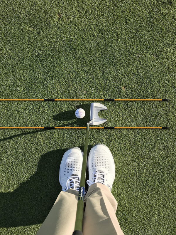 Golf usmjerivački štapić – sklopivi trosegumni trener za šut, dodatak za golf