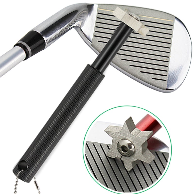 Golf nož za čišćenje, čistač glave kluba, alat za čišćenje utora, šesterokutni nož za čišćenje