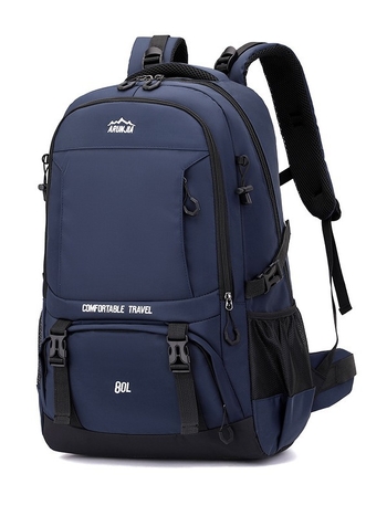 Nový outdoorový batoh pre turistiku s veľkou kapacitou na dlhé cesty, unisex, nepremokavý nylon