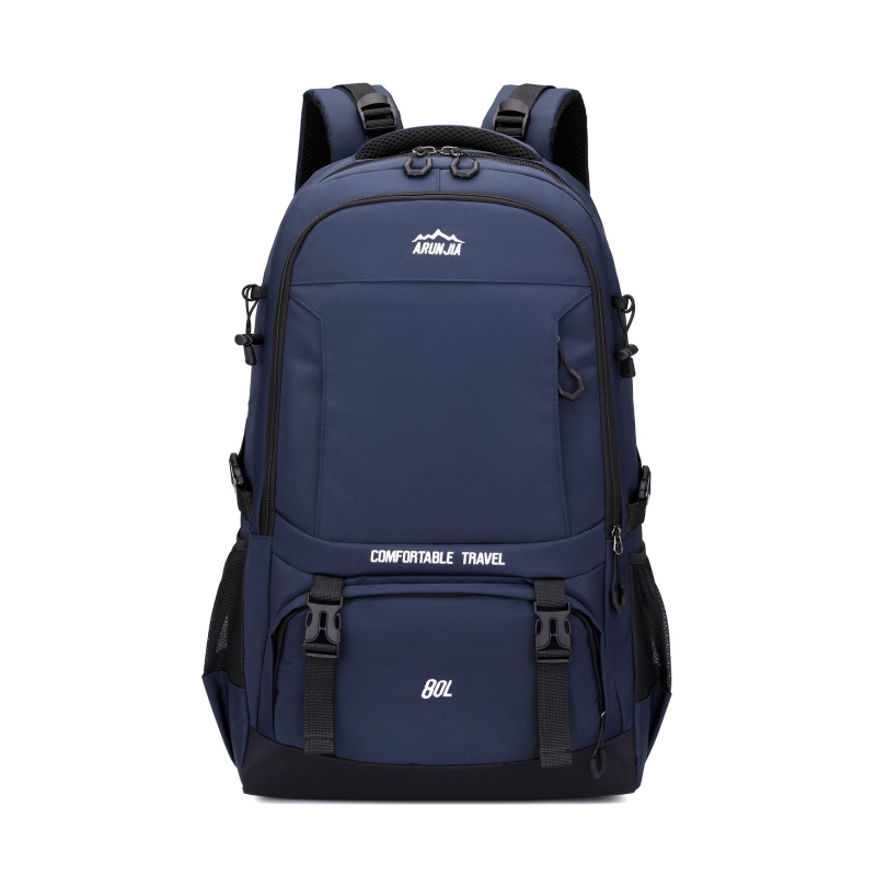 Nový outdoorový batoh pre turistiku s veľkou kapacitou na dlhé cesty, unisex, nepremokavý nylon